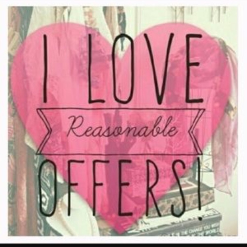 Don’t like the price? Please make me an Offer! 💕